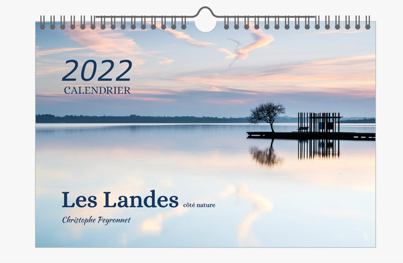 calendrier 2022 - Les Landes