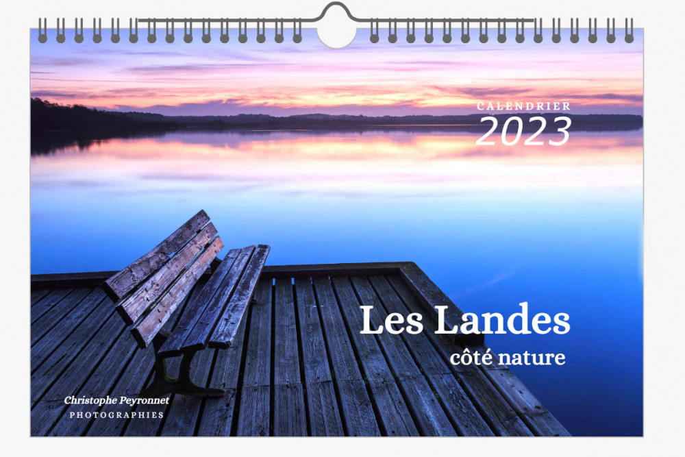 calendrier 2023 paysages des Landes