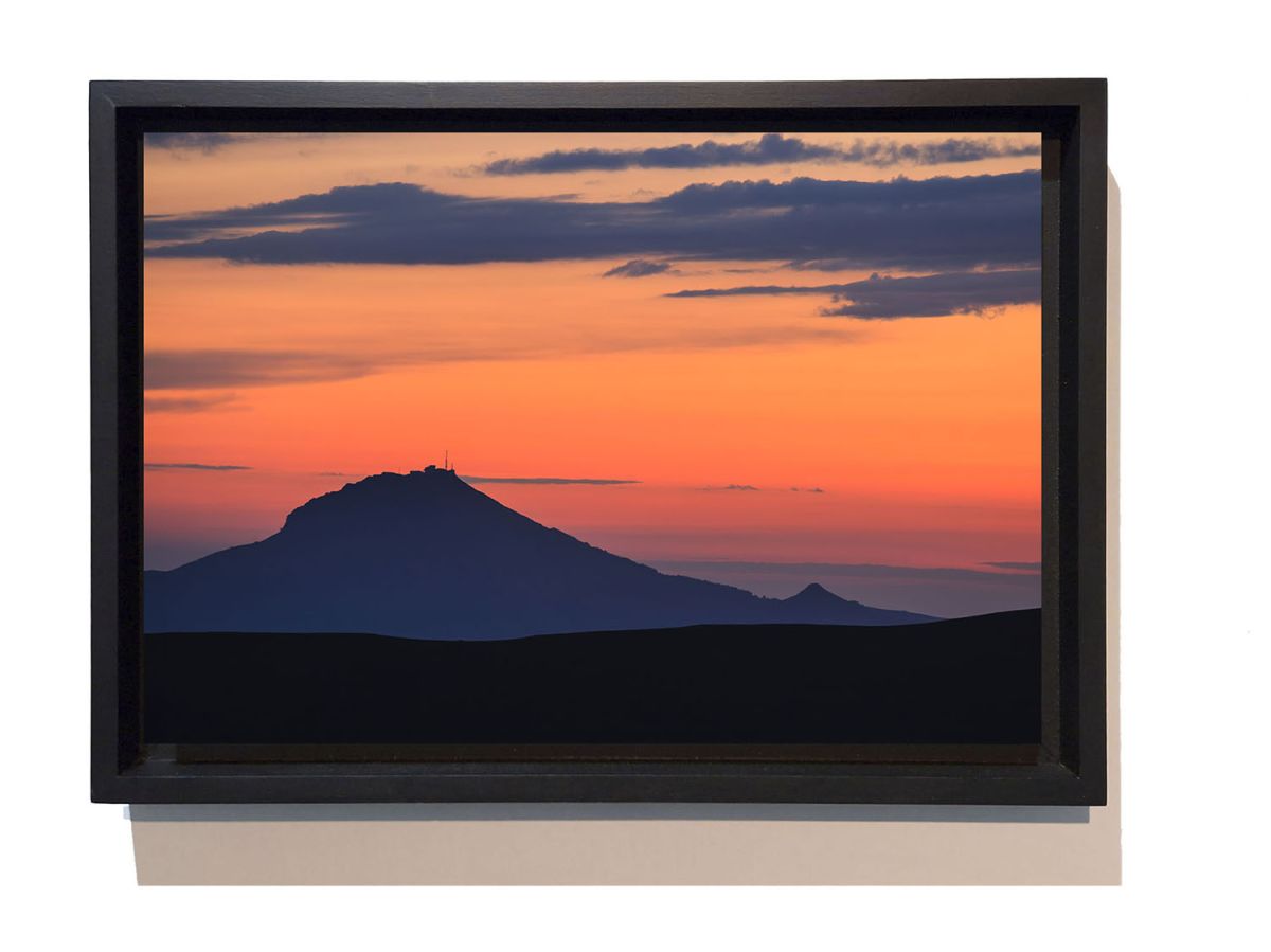 La Rhune au coucher du soleil