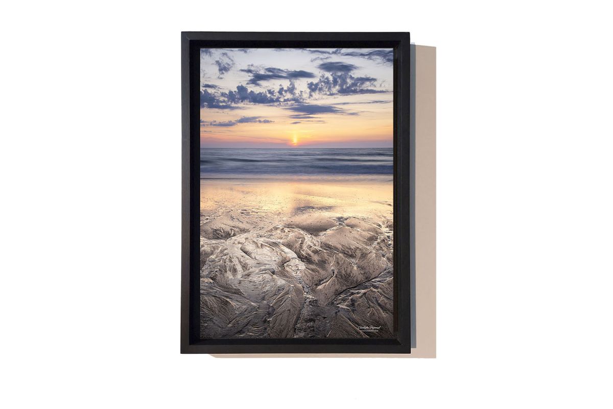 Coucher de soleil sur la plage